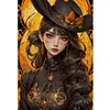 Cool Girl-11CT Stamped Cross Stitch 45*65cm/17.72*25.59in (Big Size)
