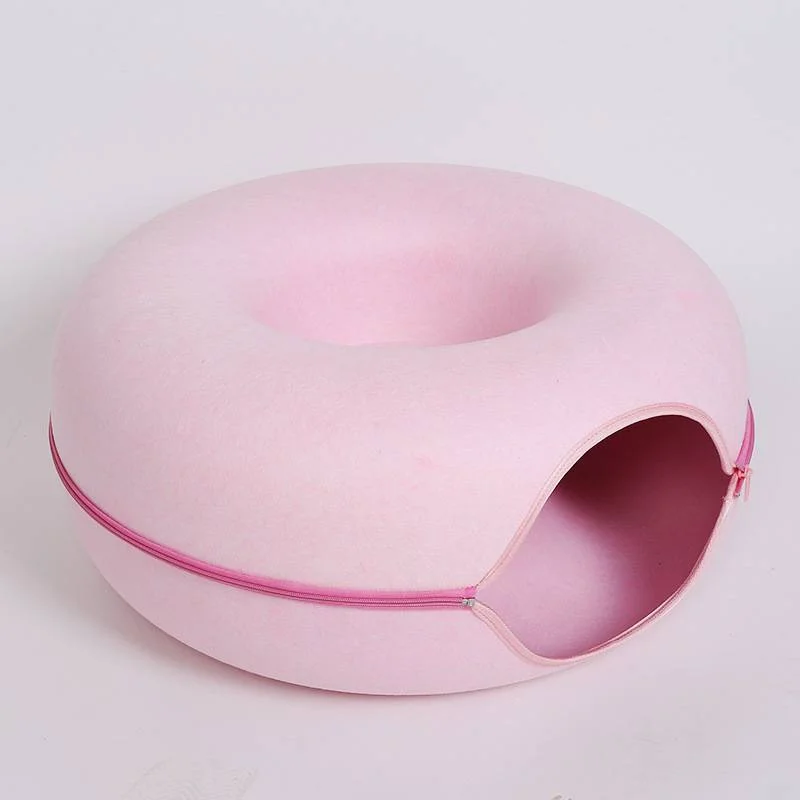 Donut Tunnel Cat Bed