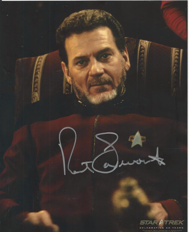 Robert Foxworth - Star Trek DS9 signed Photo Poster painting