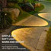 Solar Pathway Lights Decorative Path Light Solar Powered Outdoor Landscape Lighting for Driveway Lawn Patio Garden Yard