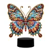 Diamond Painting Butterfly Night Light Lamp For Furniture Decoration