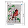 >SALE<5D Special Shaped Crystal Red bird DIY Full Drill Diamond Painting