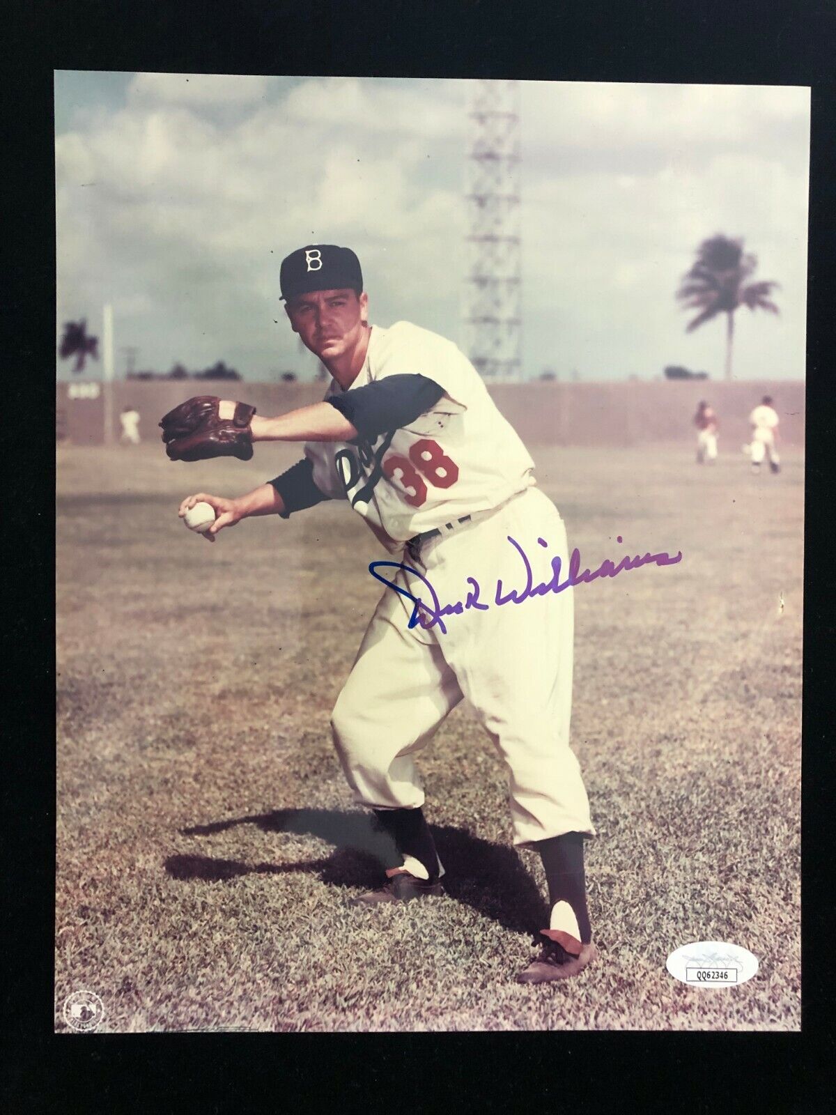 Dick Williams Signed Autographed Photo Poster painting - Brooklyn Dodgers - JSA QQ62346