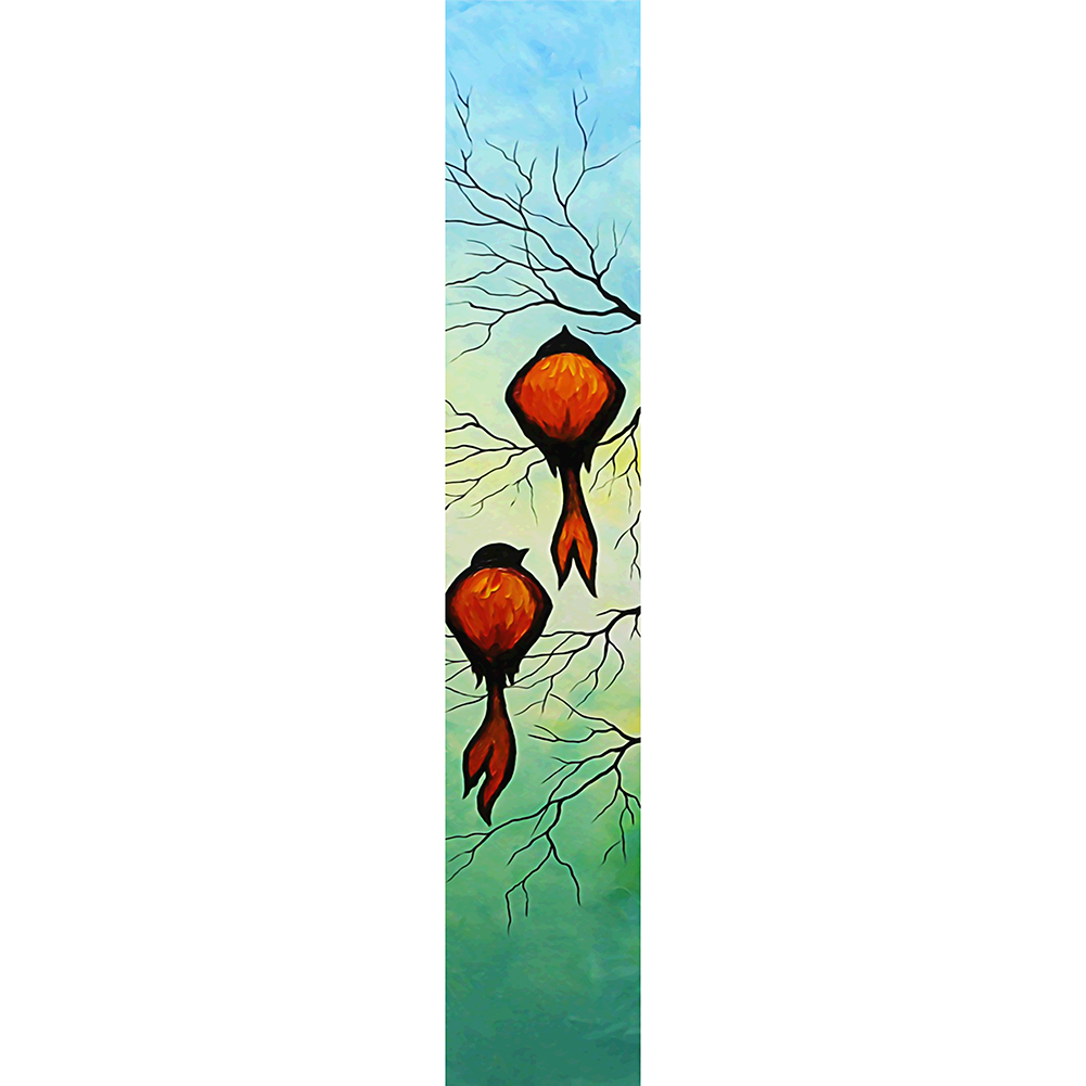 

25*115CM - Round Drill Diamond Painting - Bird, 501 Original
