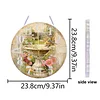 2D DIY Acrylic Birds Diamond Painting Clock Pendant w/ Clock Function Wall Decor