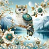 Blue And White Porcelain-Tea Set-14CT Stamped Cross Stitch 40*40cm/15.75*15.75in