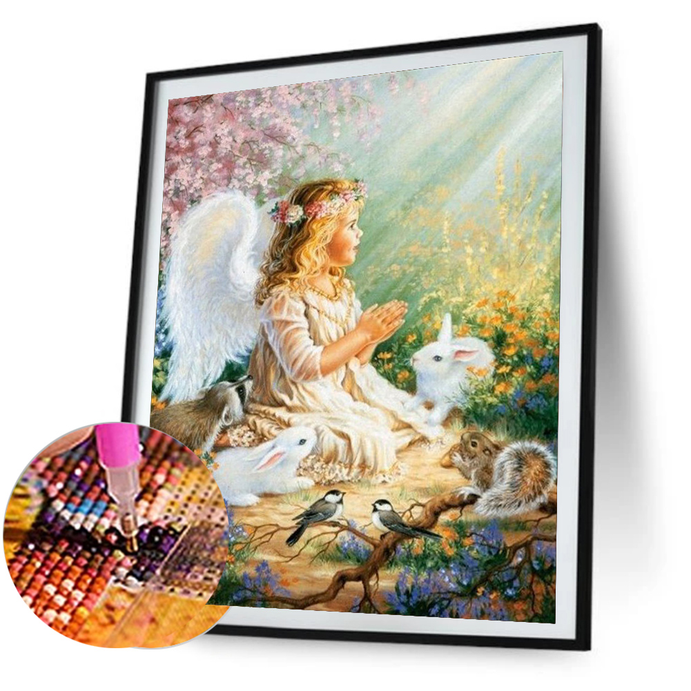 

Little Angel - Round Drill Diamond Painting - 30*40CM, 501 Original