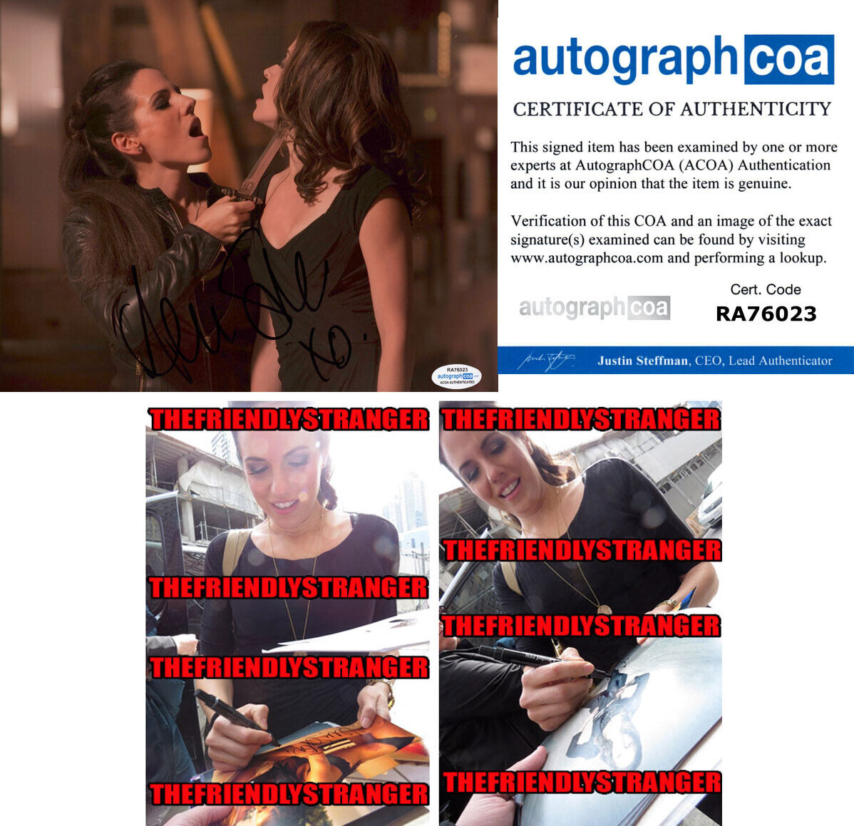 ANNA SILK signed Autographed LOST GIRL