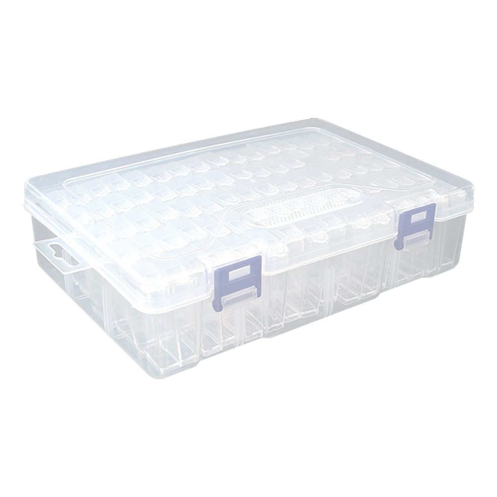 

Diamond Painting Box Transparent Beads Storage (80 Grids), 501 Original