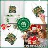 Diamond Painting 2D Flat Xmas Car Theme Pendant Wall Door Decoration