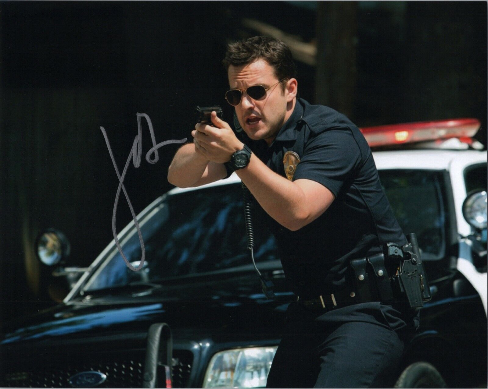 ~~ JAKE JOHNSON Authentic Hand-Signed ~LET'S BE COPS~ 8x10 Photo Poster painting ~~