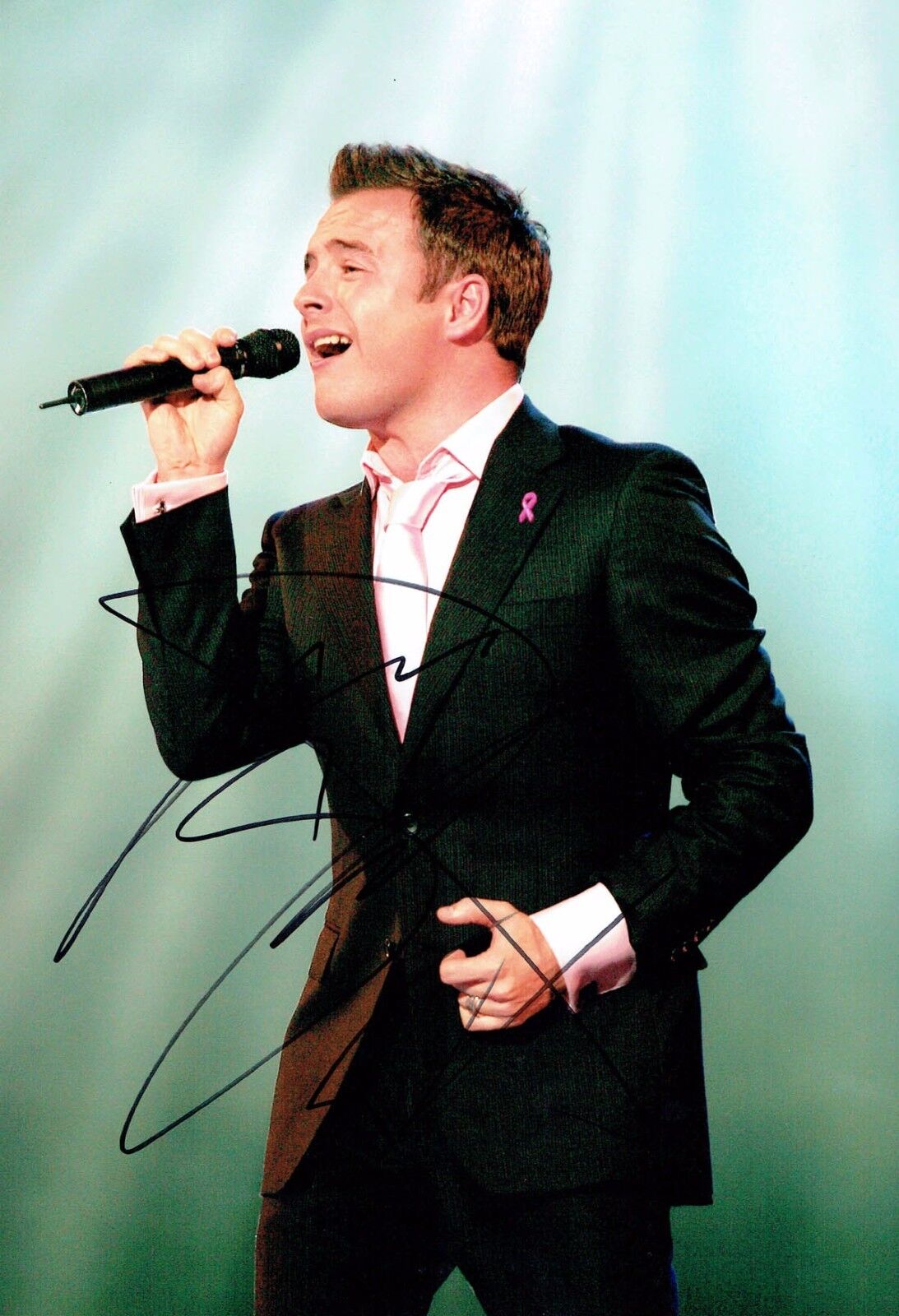 Shane FILAN Signed Autograph 12x8 Photo Poster painting B AFTAL COA Irish Singer Westlife