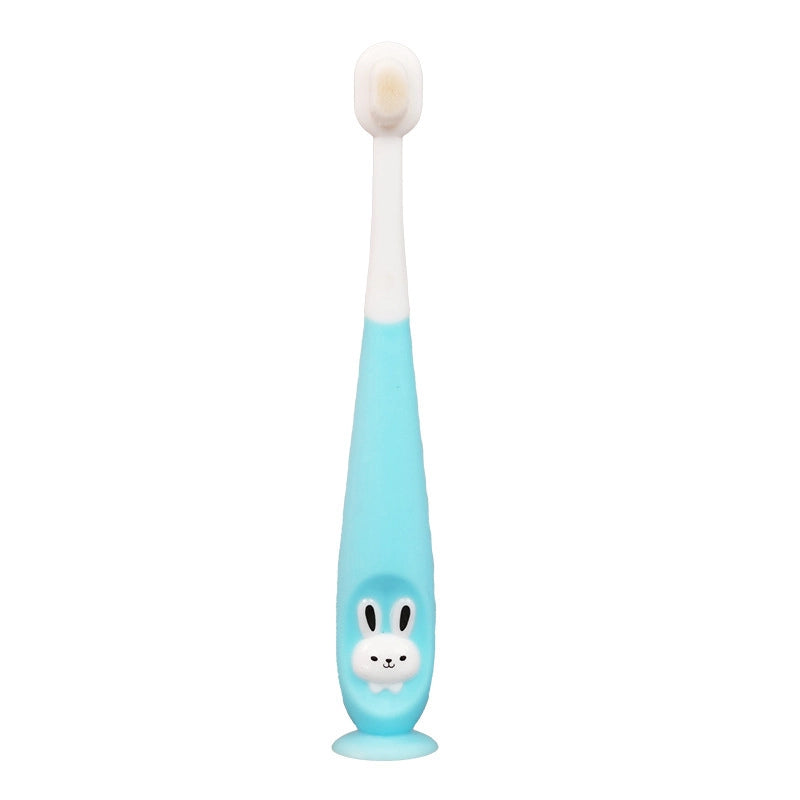 Children’s Hair Toothbrush Cartoon Rabbit Soft Hair Toothbrush 1-12 Years Old Baby Soft Hair Oral Cleaning Toothbrush Box