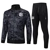 Joyfball 2025/2026 Corinthians Long Zipped Jacket Black Inkjet Football Jersey 1:1 Thai Quality 