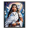 (Multi-Style) Supernatural Tv Series&Indian Girl Owl-11CT Stamped Cross Stitch 40*50/50*60cm(Big Size)