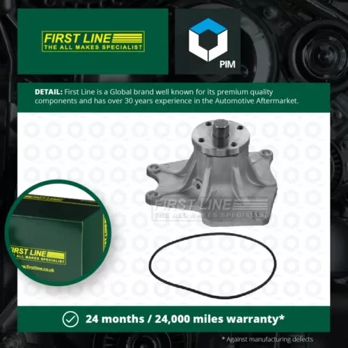 Water Pump fits MITSUBISHI PAJERO/SHOGUN Mk2 2.8D 94 to 99 4M40-T Coolant New Parts