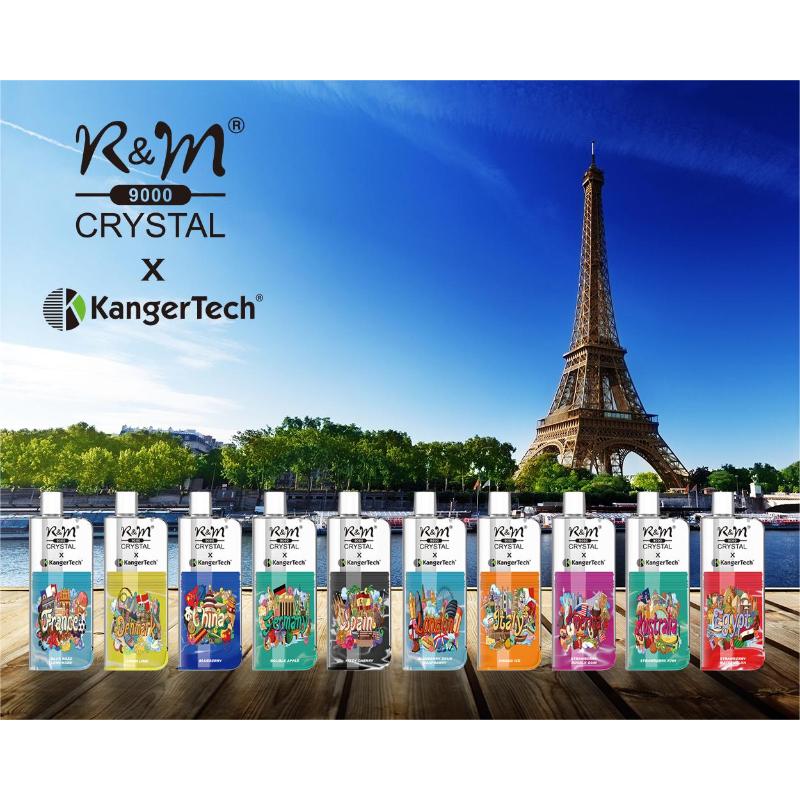 R&M CRYSTAL 9000 Puffs Disposable Vape Wholesale R&M CTYVape