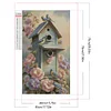 (45*75cm)Flower Birdhouse - Full Square Drill Diamond Painting