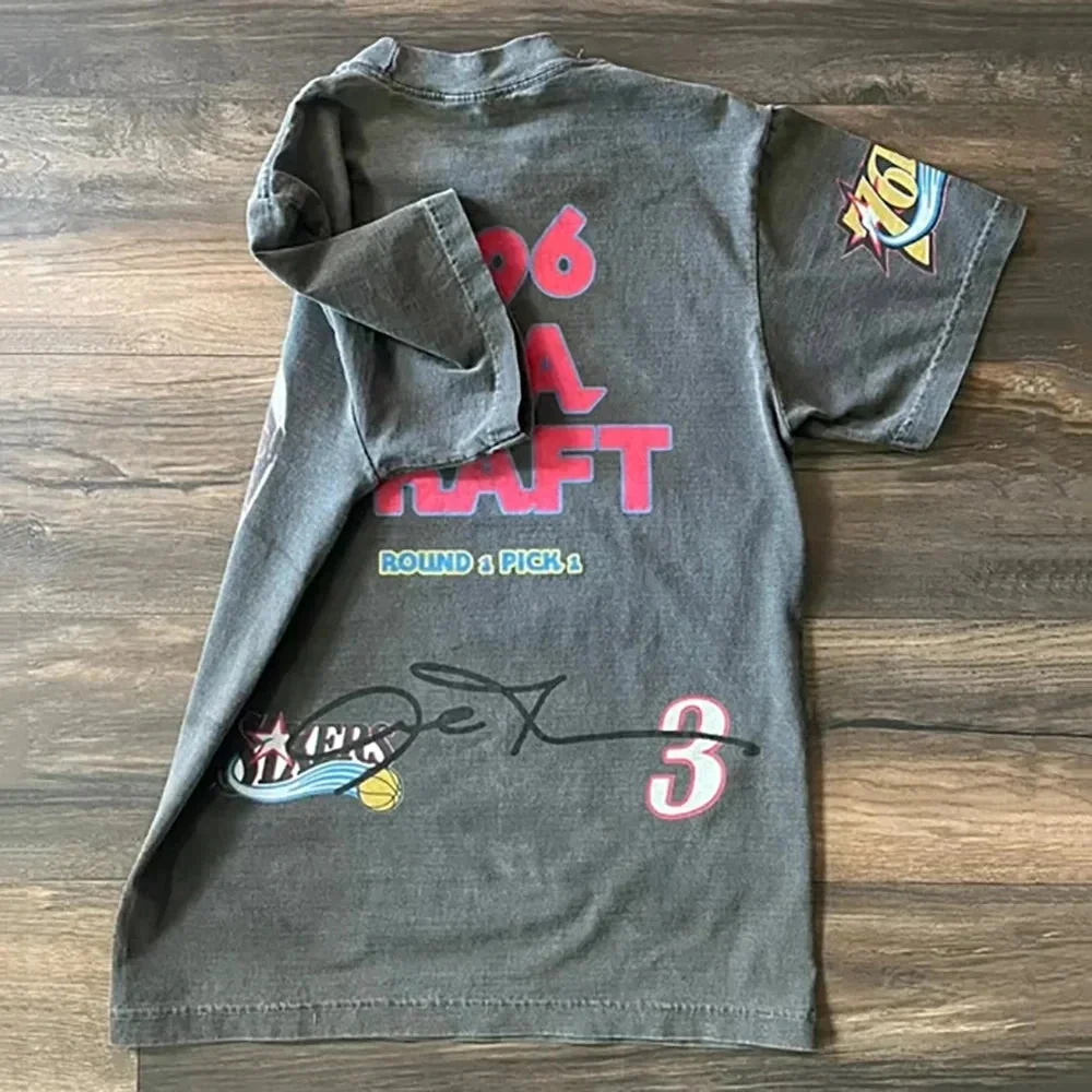 Aonga Y2K Casual Fashion T Shirt Harajuku Hip Hop Figure Graphic Printed T Shirt Gothic Retro Oversized Short Sleeved Mens Womens Tops aonga