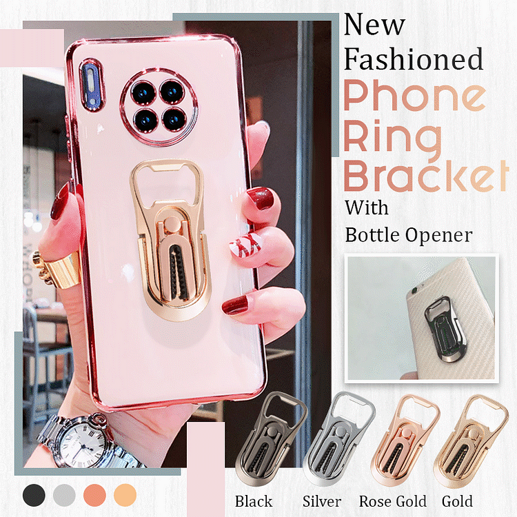 Phone Ring Bracket With Bottle Opener