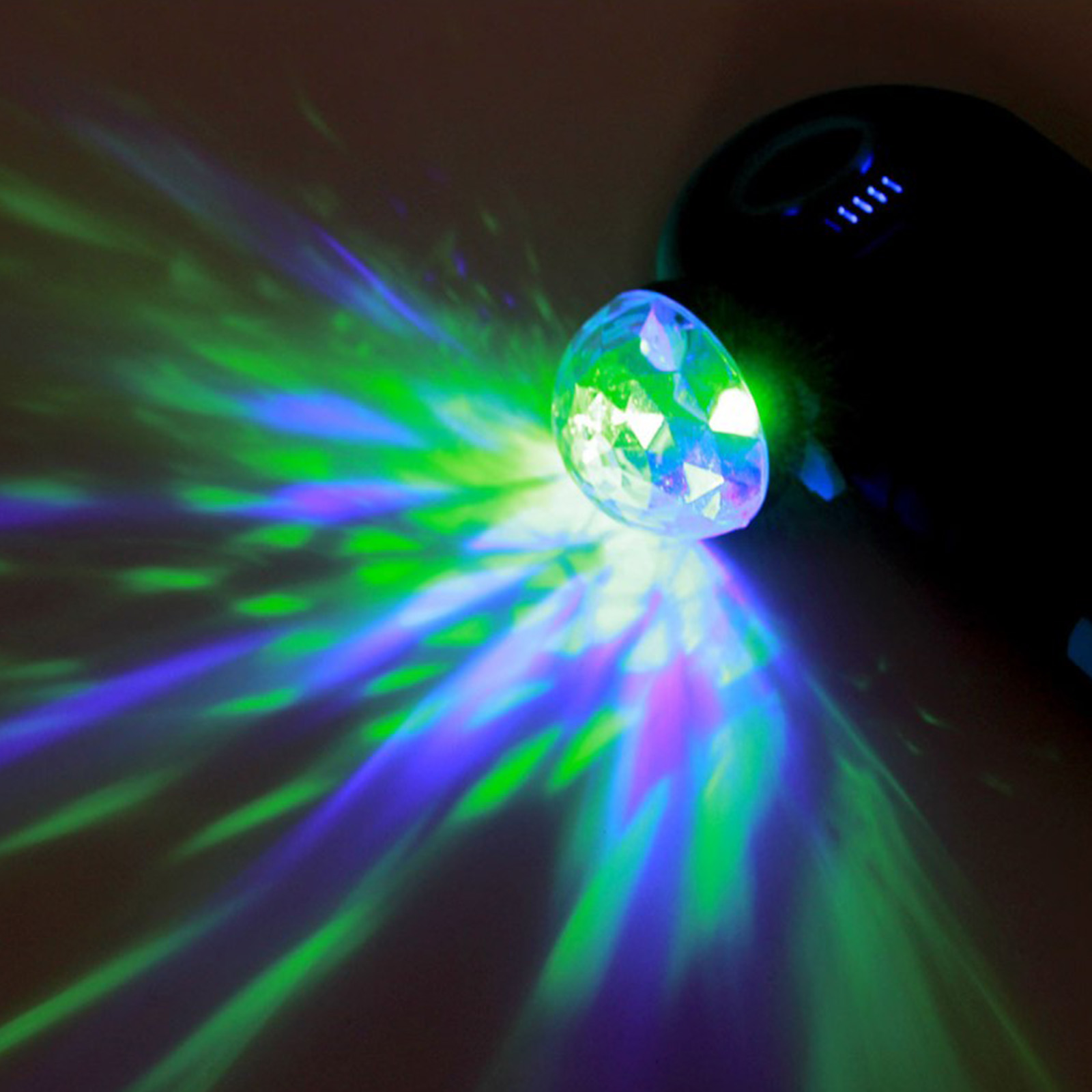 

Mini USB Disco Sound Activated LED Magic Disco Projector Light, 501 Original