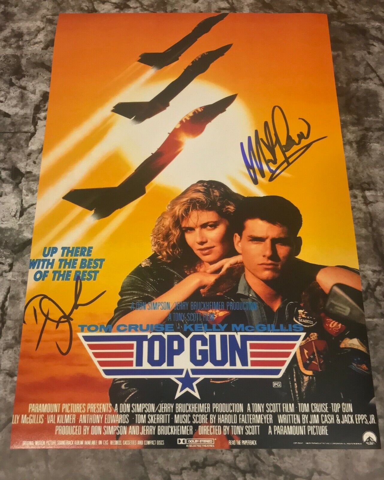 GFA Loverboy Mike Reno & Doug * TOP GUN MOVIE * Signed 12x18 Photo Poster painting PROOF COA