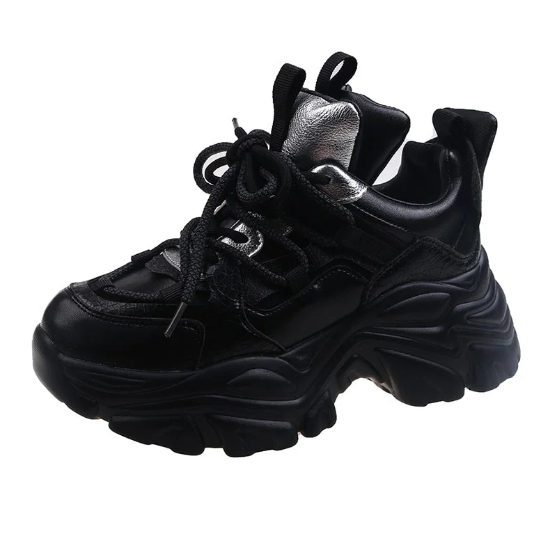 Designer Sneakers Women Platform Shoes 2021 Fashion Thick Bottom Ladies Trainers Basket Mujer Sport Chunky Sneakers Woman Shoes