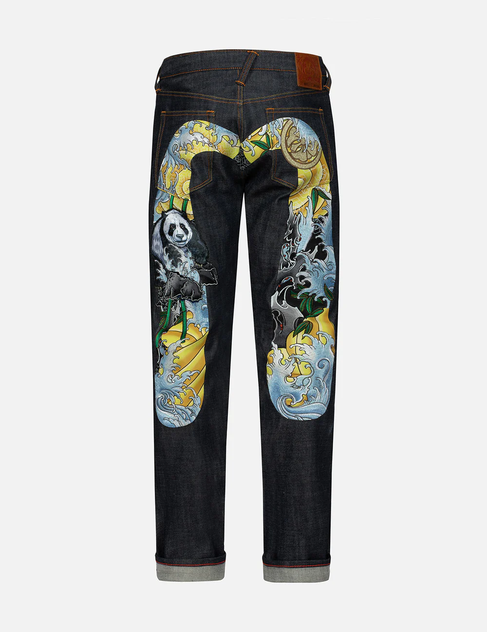 Yelocycle Japanese Harajuku Y2k Straight Pants Evisus Baggy Jeans Men Embroidered Printed Loose Jeans Women Wide Leg Pants Men Hip Hop