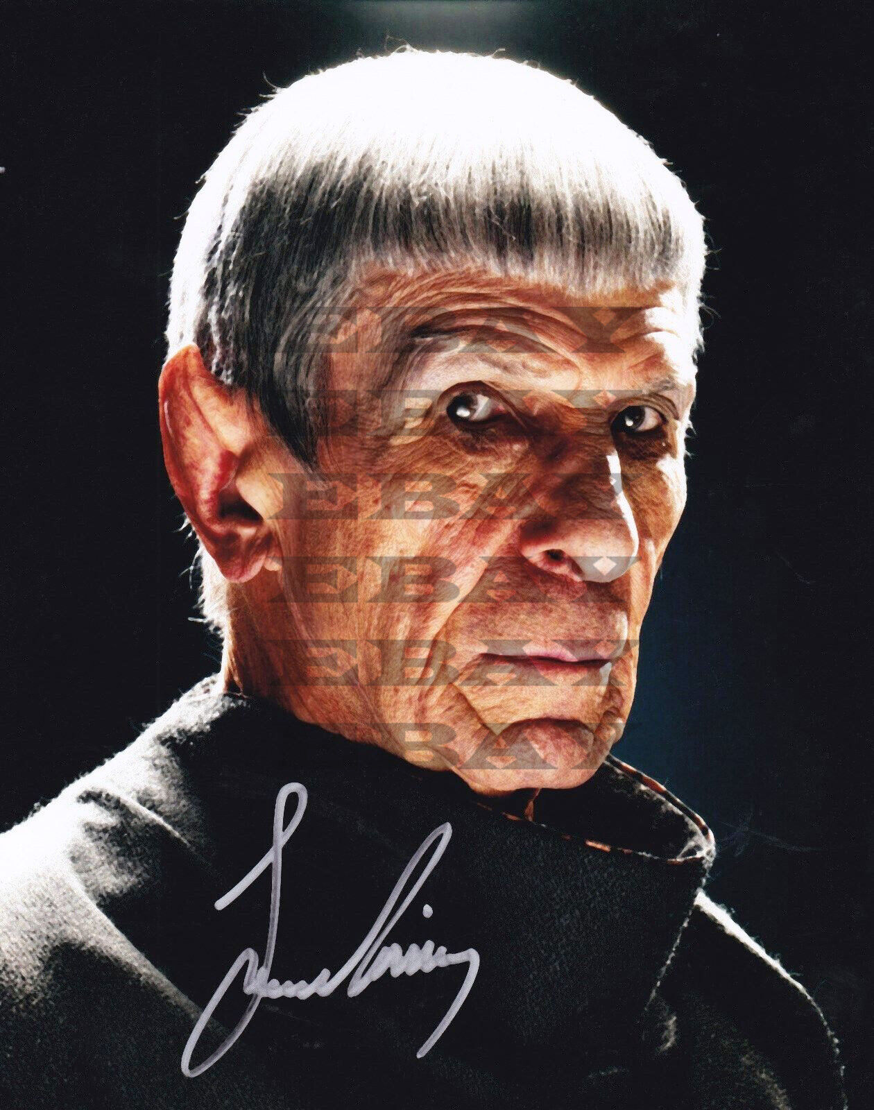 LEONARD NIMOY MR. SPOCK Autographed Signed 8x10 Photo Poster painting Reprint