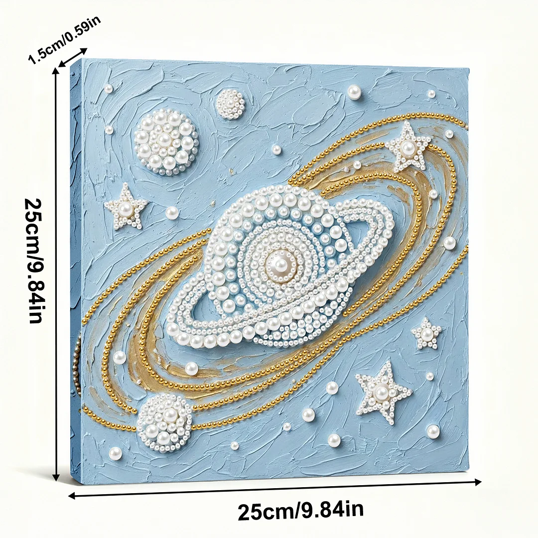 Starry Sky - DIY Pearl Diamond Art Kit With Frame 25*25cm