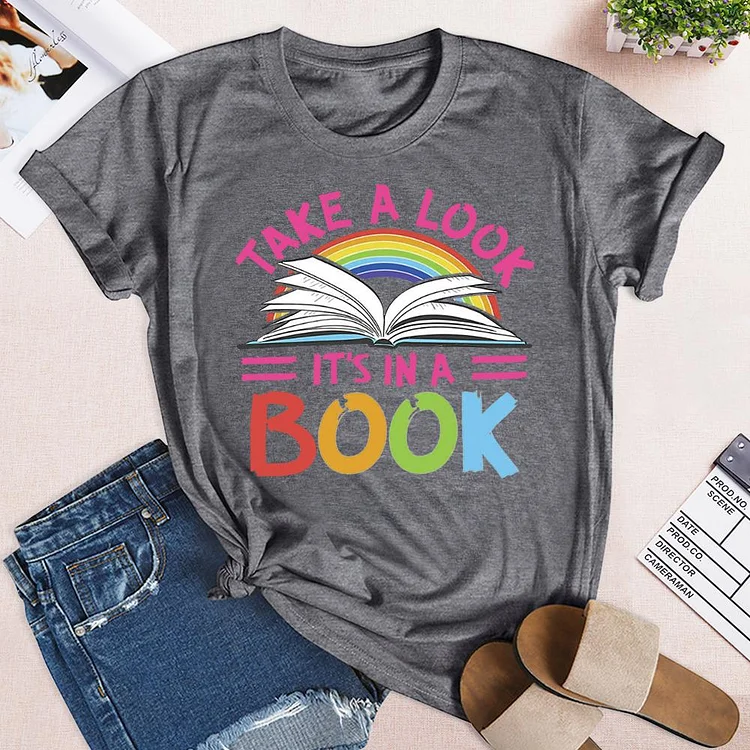 ANB - Take a Look It's in a Book Book Lovers Tee-06700