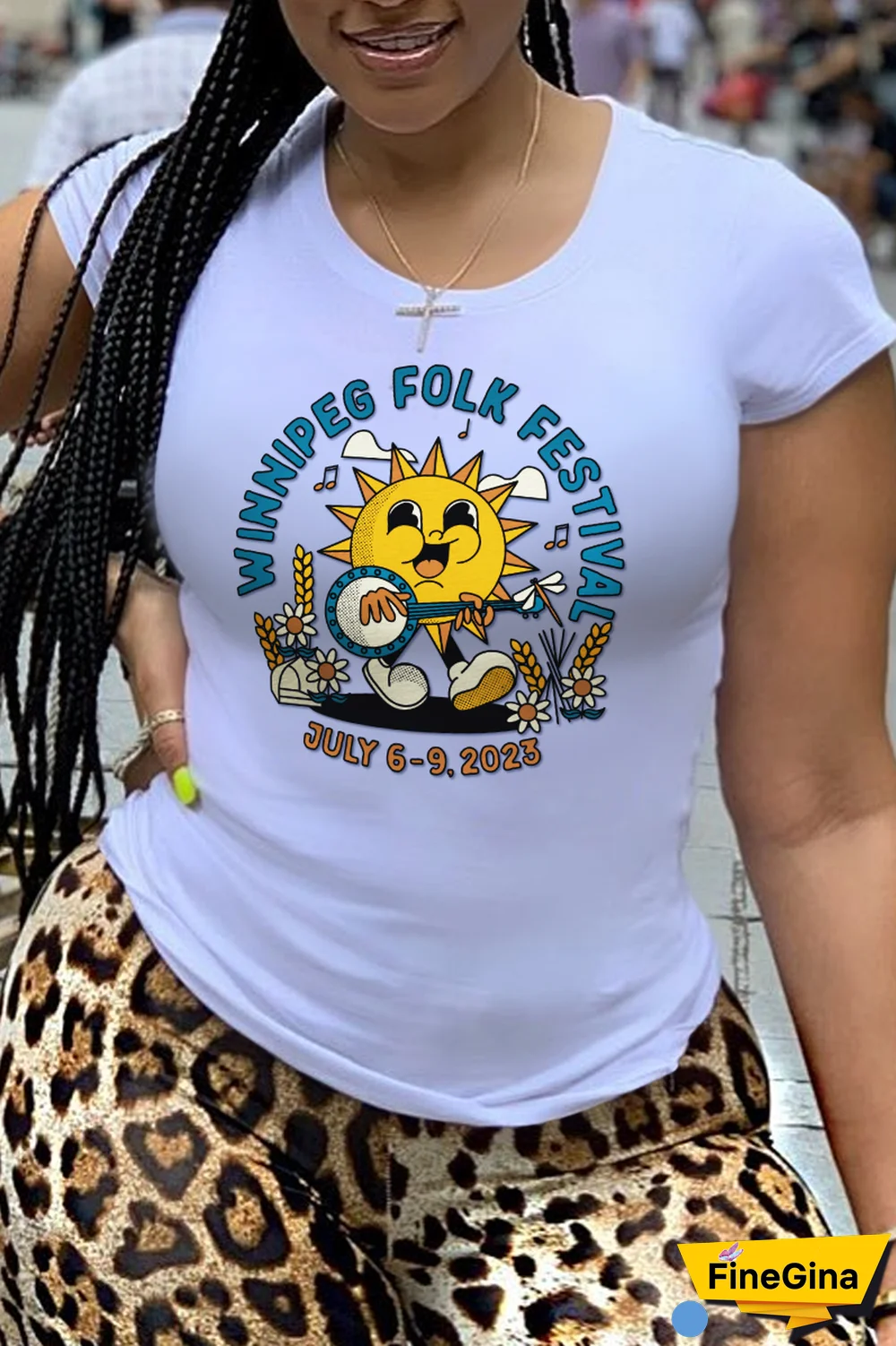 Black Casual Daily Print Patchwork O Neck T-Shirts