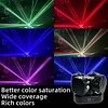 Controle remoto/luz laser de 6 vias atualizado com controle de voz