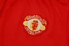 Joyfball 2025/2026 Manchester United Half-Pull Training Suit Retro Version Red Football Shirt 1:1 Thai Quality
