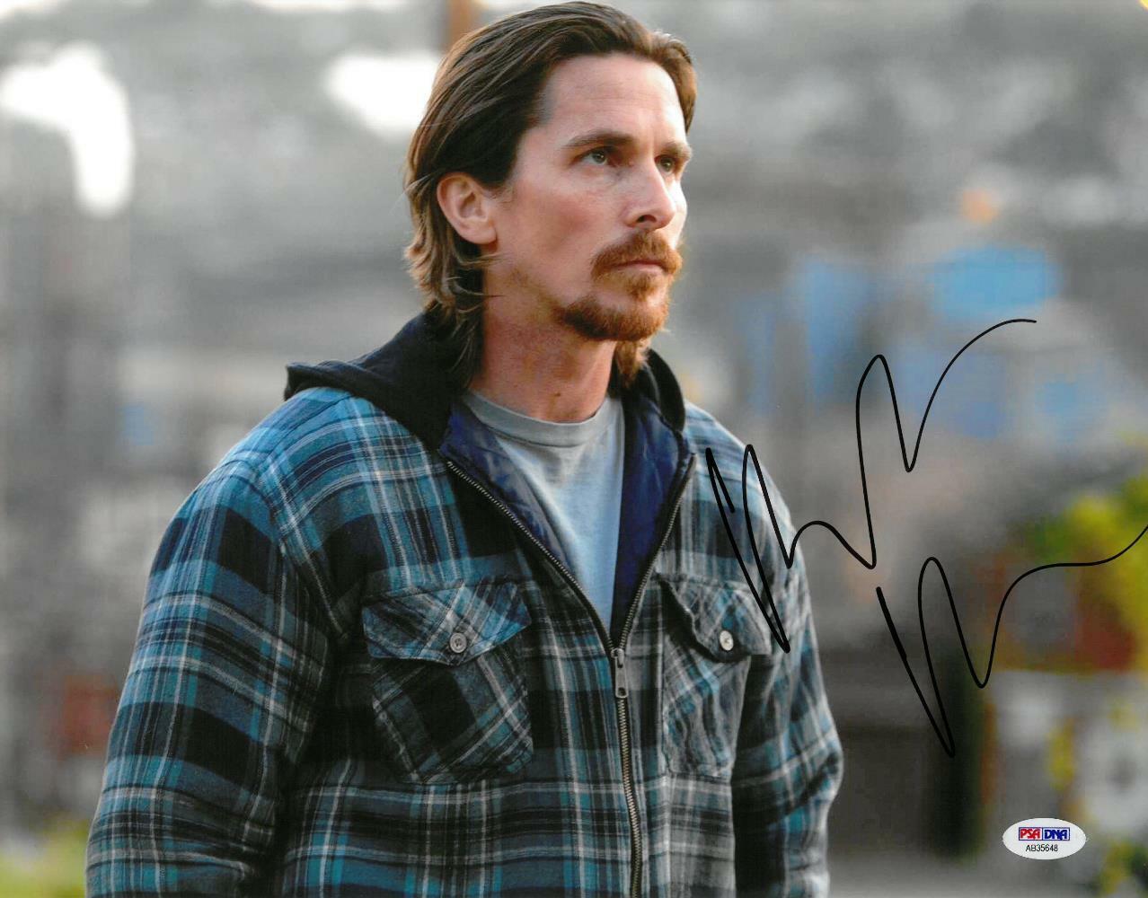 Christian Bale Signed Out of the Furnace Autographed 11x14 Photo Poster painting PSA/DNA#AB35648