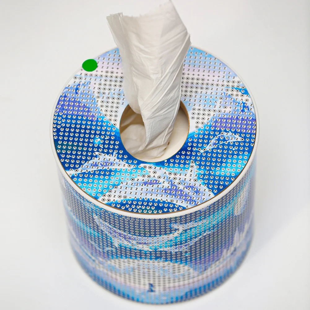 Whale DIY Diamond Painting Handmade Tissue Holder Rhinestones Crystal Tissue Box