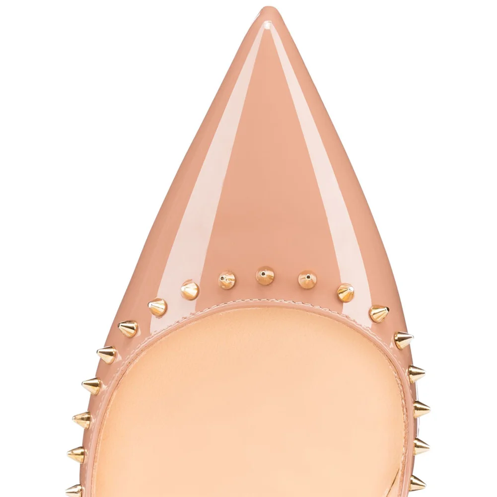 Red Bottom Women's High Heels Party Stiletto Pumps Closed Pointed Toe-MERUMOTE