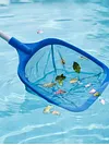 Pool Cleaning Nets Lightweight Swimming Pool Cleaning Net Aluminum Alloy Handle Shallow Water Leaf Nets for Fine Debris in Inground/Above Ground