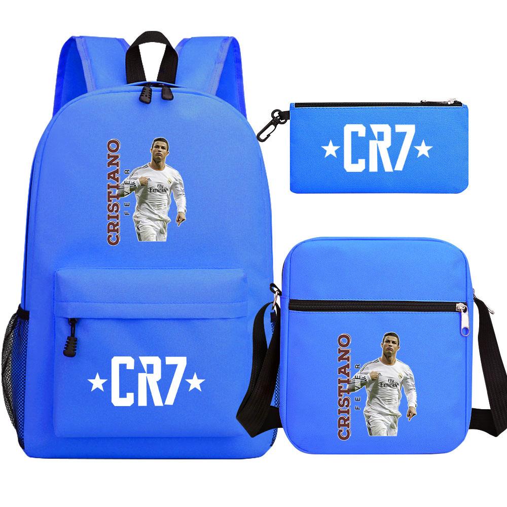 Mayoulove Cristiano Ronaldo Backpack Lightweight Design for School and Outdoor Activities-Mayoulove