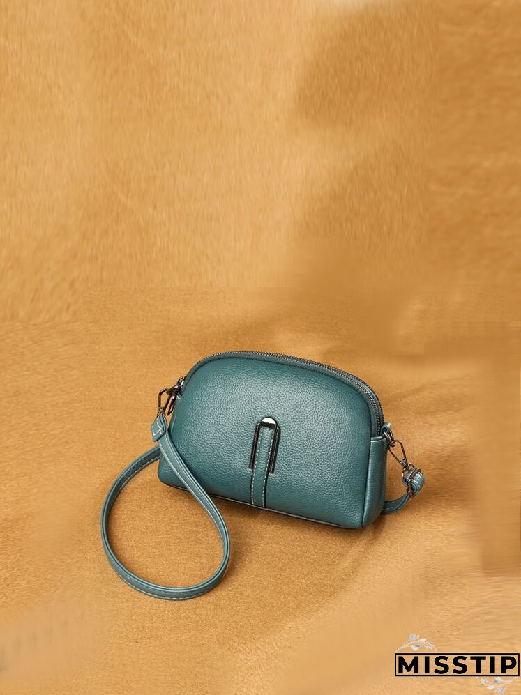 Mini Litchi Embossed Dome Bag