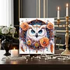 (Pre-Framed)Owl-Special Shape Diamond Painting Kit(25x25cm)