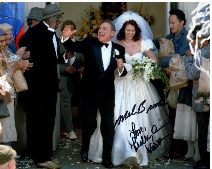 MEL BROOKS and LESLEY ANN WARREN signed autographed LIFE STINKS Photo Poster paintinggraph