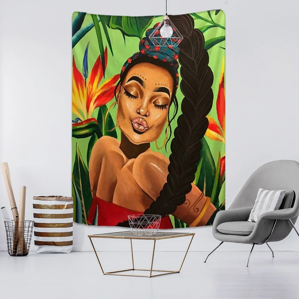 Nigikala Women's Tapestry Wall Hanging Bohemian Hippie Witchcraft Art Background Cloth Home Decor Mural