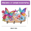 Rainbow Butterfly & Flower - 5D DIY Hooks - 28*17CM