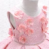 Kid Baby Girl Shiny Party Princess Retro Formal Flower 3D Elegant Dresses