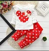 Baby Girls Sets Valentine Cute Dot Suits 2 Pcs