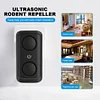 Ultrasonic Rodent Repellent Mosquito Repeller for Home Car Office (Black EU)