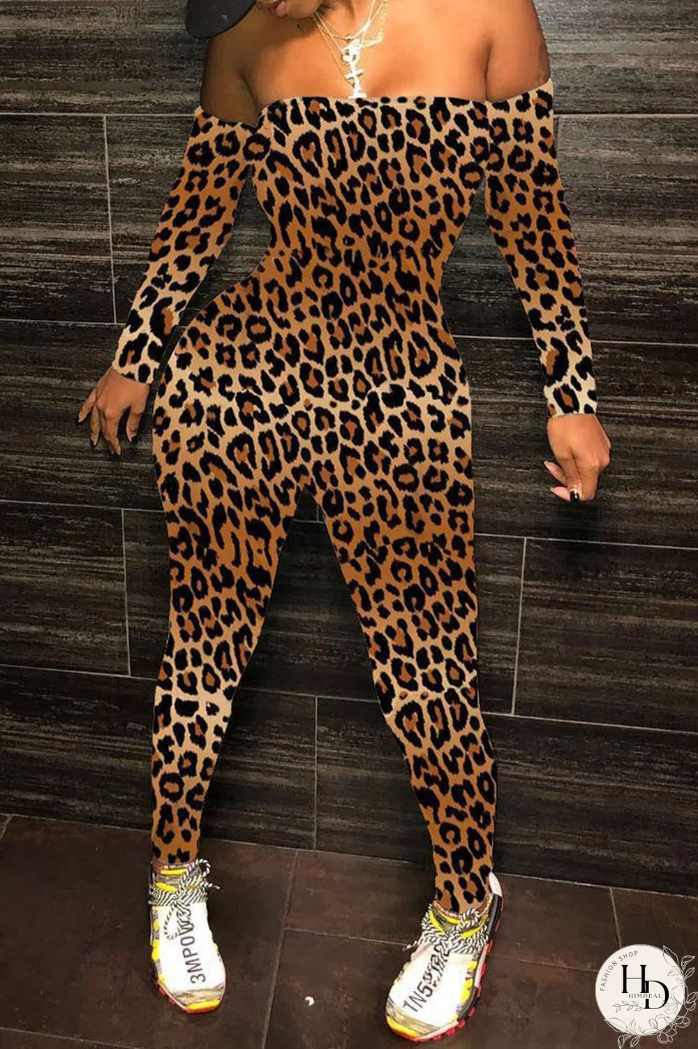 Blue Sexy Print Strapless Regular Jumpsuits