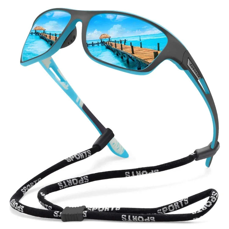 2023 Men-s Outdoor Sports Sunglasses with Anti - glare Polarized Lens