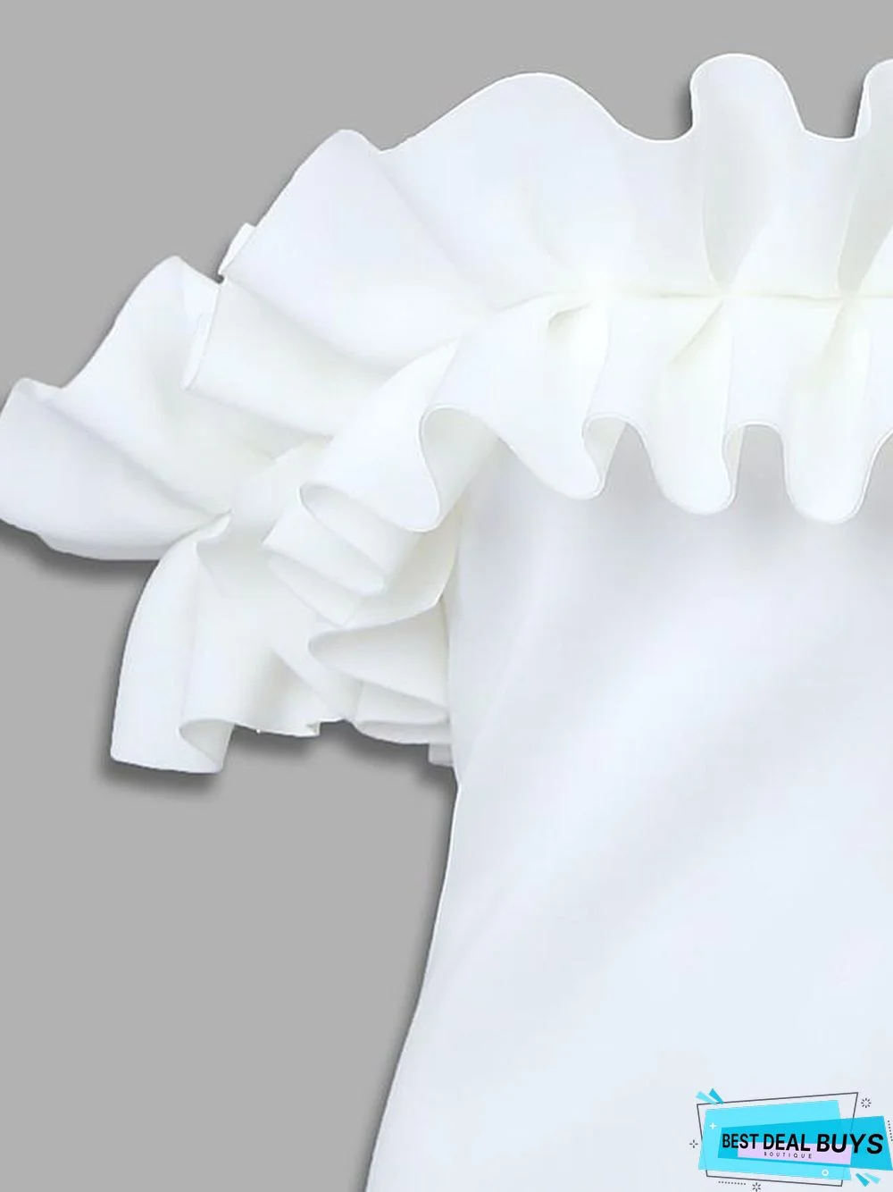 Women's Sheath Dress Knee Length Dress Sleeveless Ruched Fall Spring Hot Elegant Sexy Cotton White Black